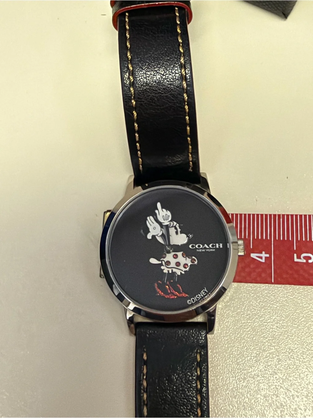 Coach x Disney Minnie Mouse Watch Leather 35mm Box CA.119.7.14.1552
